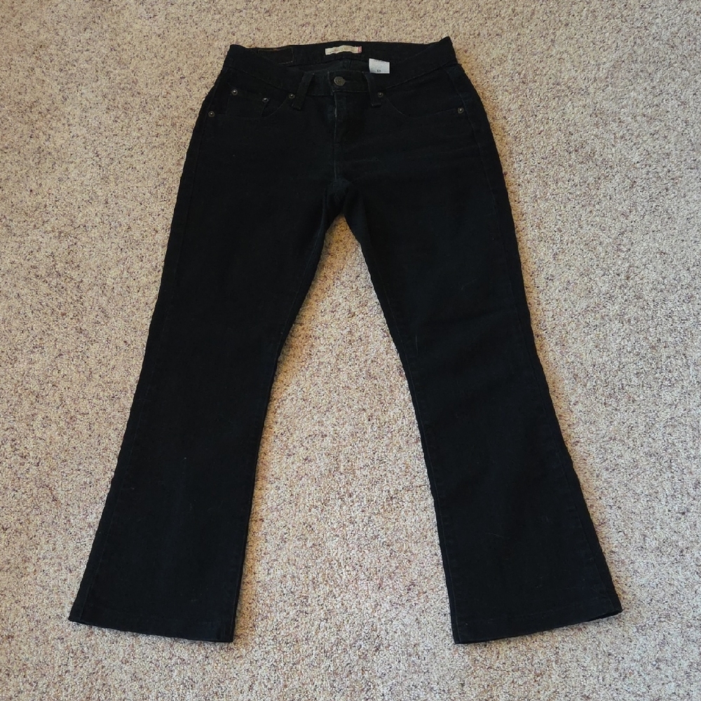Levi's Curvy Bootcut Black Women's Jeans, 6M